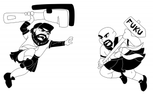 Fuku Fight B&W Fuku Fight B&W