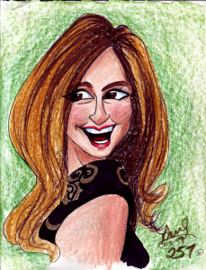 Jenna Fischer Caricature