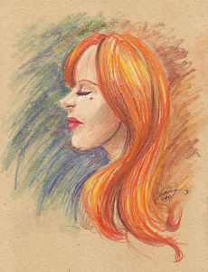 Geilen in Chalk Pencil