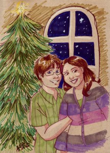 Alex and Chris, Christmas 2010